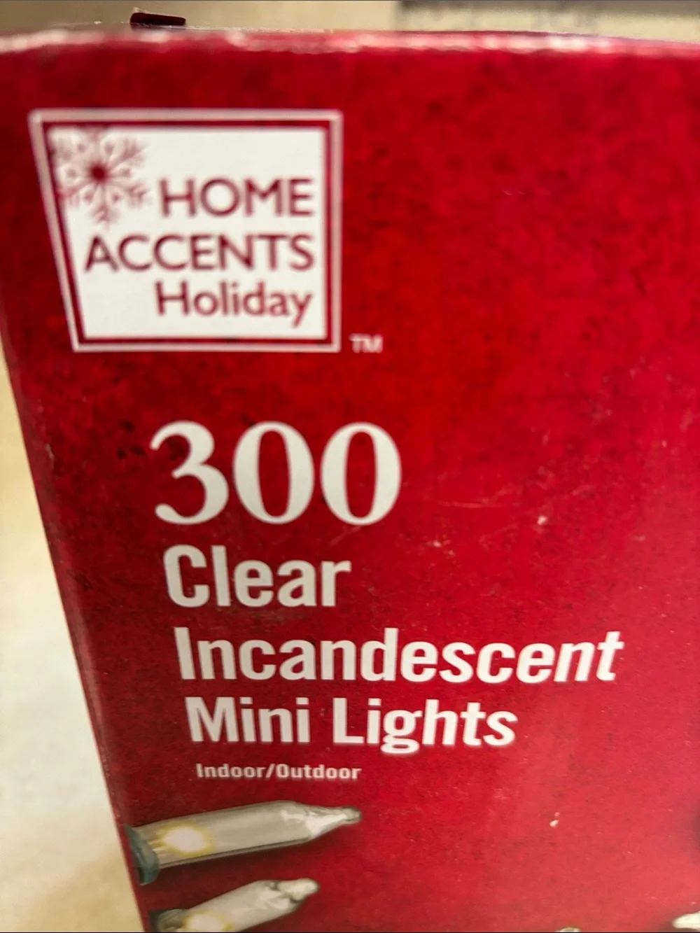 Home Accents Holiday 300 Clear Incandescent Mini Lights - Clear